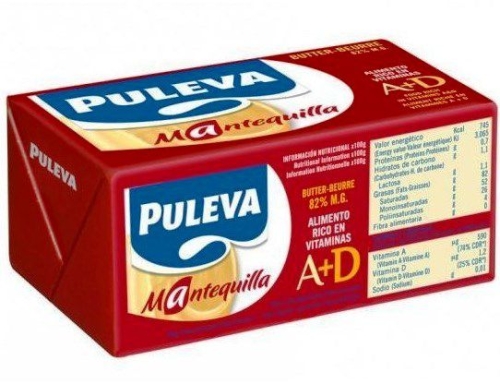 MANTEQUILLA PULEVA BLOQUE 1KG